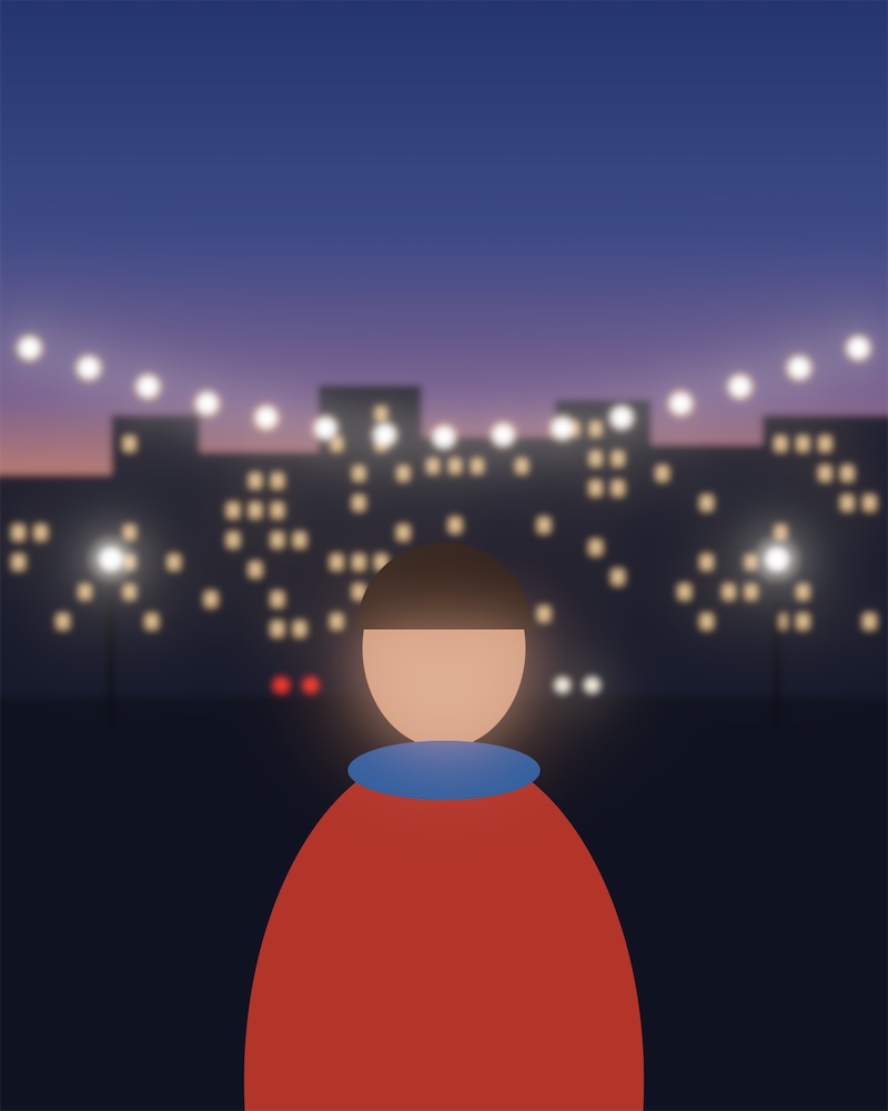 Night scene with the Bloom filter