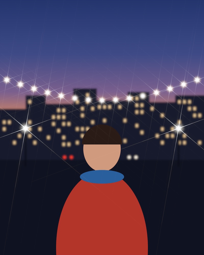 Night scene with the Star filter